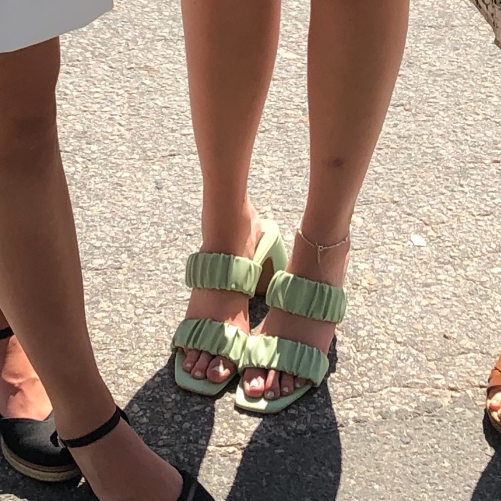 Green heels